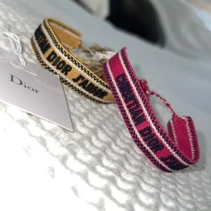 J'ADIOR BRACELET SET pink & yellow